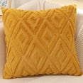 thumbnail image 5 of Pallene Soft Synthetic Throw Pillow Covers. Short Wool Velvet Decorative Pillow Covers For Couch Sofa In Living Room With 3D Geometric Pattern., 5 of 5