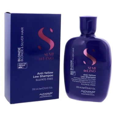 Alfaparf Semi Di Lino Blonde Anti-Yellow Low Shampoo, 8.45 oz