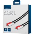 thumbnail image 1 of Cable de audio INSIGNIA 2RCA a 2 RCA macho rojo/blanco de 7,6 m, 1 of 3