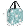 thumbnail image 2 of Yiaed Swan And Flowers4 Print Insulated Lunch Bag Reusable Cute Tote Lunch Box, Leakproof Cooler Lunch Bags for Work Office Travel School Picnic, 2 of 5