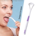 thumbnail image 3 of Cepillo de lengua Raspador de lengua antideslizante para adultos Herramienta de limpieza de lengua Kit dental, 3 of 8