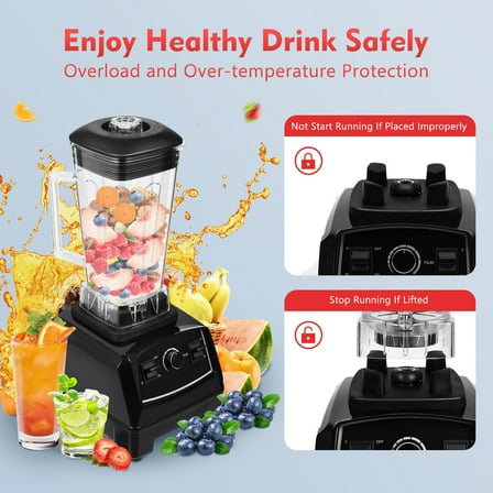 Professional Blender 3HP 2L Heavy Duty Commercial Blender Mixer Juicer 2200W NEW