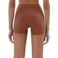 thumbnail image 3 of WLJ Women Solid Color High Waisted Tummy Control Workout Shorts, 3 of 5