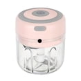 thumbnail image 6 of Processor Blender, Electric Mini Chopper, Meat Chopper Tool, Kitchen Chopper, Small Chopper Electric, Pink, Clear Glass, 1 Pc, Home Kitchen, 6 of 6