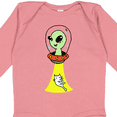 thumbnail image 4 of Inktastic Alien Abduction Boys or Girls Long Sleeve Baby Bodysuit, 4 of 5