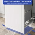 thumbnail image 5 of ModFusion 35L Single Compartment Under Counter Kitchen Cabinet Pull-Out Recycling Bin and Trash Can, Gray, 5 of 12