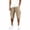 Khaki, variant on longantii Mens Cargo Short Big and Tall Hiking Shorts Knee Length Workout Athletic Pants Plus Size Elastic Waist Short Pants with Pocket Sky Blue L