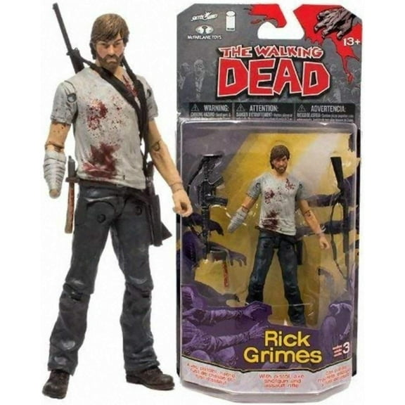 McFarlane Toys Walking Dead Comic Book Series 3 Rick Grimes Action Figure