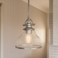 thumbnail image 5 of GRTS1508BN Quoizel Lighting Grant - 1 Light Small Mini Pendant-Brushed Nickel Finish    -Traditional Installation, 5 of 6