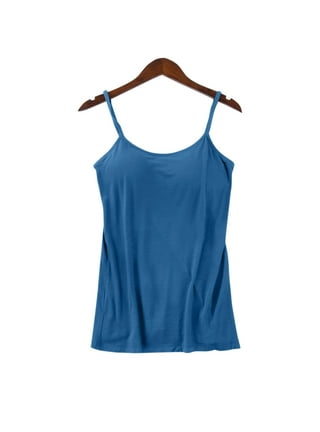 Buy The Fashionology, Women's/Girls Short Printed Spaghetti Tank top,  Comfortable Seamless Camisole/Cami Bra Top, Free Size (for All Bust Size)  (Blue (Short)) Online In India At Discounted Prices