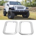 thumbnail image 5 of Fog Light Cover,2pcs Car Rear Bumper Rear Lamp Protector Fog Light Frame Rapid Response, 5 of 5