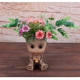 thumbnail image 4 of Flower Pot - Innovative Action Figure For Plants & Pens From The Classic Film I Am Groot (F Large), 4 of 5