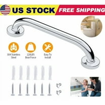 Stainless Steel Grab Bar Bathroom Safety Handicap Shower Tub Handle Support 12In