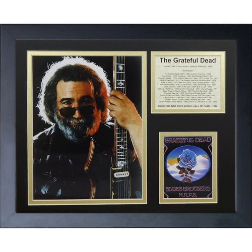 Legends Never Die Jerry Garcia Framed Memorabilia