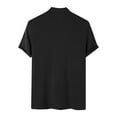 thumbnail image 4 of Rloper-Lop Men's Summer Short Sleeve Tee Tops Crewneck Solid Color Shirts Moisture Wicking Quick Dry Shirts Gym Bodybuilding Muscle Tees, 4 of 9