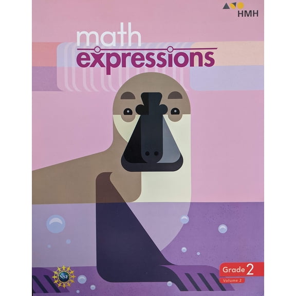 Pre-Owned Math Expressions Student Activity Book, Grade 2, Volume 2, c. 2018, 9781328698803, 1328698807 -