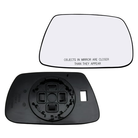New Replacement Passenger Side Mirror Power Glass With Backing For Motor Mount Fits 2005-2010 Jeep Grand Cherokee