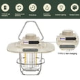 thumbnail image 3 of Luz LED recargable para acampar regulable, linterna retro para caminatas al aire libre o cortes de energía en interiores Zhivalor BST3006237-3, 3 of 6