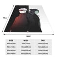 thumbnail image 2 of Jujutsu Anime Kaise Blanket Soft Cozy Fleece Throw Blanket Lightweight Warm Fuzzy Flannel Blankets and Throws for Couch Sofa Bed 60"x50", 2 of 8
