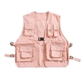 thumbnail image 3 of amagogo Cargo Vest Casual Summer Front Buckle Utility Vest for Adults Outdoor Sports M, 3 of 9