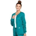 thumbnail image 3 of Cherokee Zip Front Scrub Jackets for Women, Workwear Core Stretch Soft Brushed Twill 4315, 3 of 6