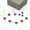 Blue, variant on Luxury Designer Plum Blossom Gold Color Jewelry Set for Women Fashion Flower Pattern Necklace Four Leaf Clover Bracelet 5pcs/Set