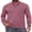 03-VG-Red, variant on JWD Mens Long Sleeve Henley Shirt Casual Button Neck T Shirt with Chest Pocket Green L