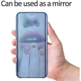 thumbnail image 3 of Compatible For Samsung Galaxy S7 Mobile Phone Case S7edge Case Clear View Standing Cover Mirror Transparent Pc Case Pu Leather Flip Business Series Stand Function 360 Degree Mirror S7 Edge Case, 3 of 4