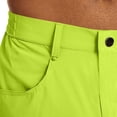 thumbnail image 5 of Erwazi Men's Solid Color Elastic Waistband Cargo Shorts Casual Shorts with Zipper Pockets, 5 of 7