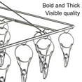 thumbnail image 5 of SharkTRUE 30 Thickened Clip Underwear Sock Hanger Laundry Airer Dryer Rack A7J4 Q9I1, 5 of 9