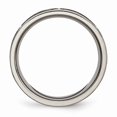 thumbnail image 2 of Titanium Flat 8mm Laser Design Polished Band Size: 8; for Adults and Teens; for Women and Men, 2 of 6