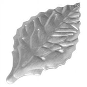 1 3/8" Silver Foil Rose Leaves Foil Leaves 12ct