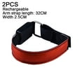 thumbnail image 2 of Rechargeable, High Visibility LED Wrist Arm Ankle Light Up Bands for Running Night Walking, 2 of 5