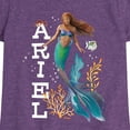 thumbnail image 3 of Disney - Ariel - Toddler & Youth Girls Short Sleeve Graphic T-Shirt, 3 of 5