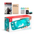 thumbnail image 1 of Nintendo Switch Lite Turquoise with Assassin's Creed: Ezio Collection, Mytrix 128GB MicroSD Card and Accessories NS Game Disc Bundle Best Holiday Gift, 1 of 6