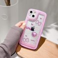thumbnail image 5 of Compatible with iPhone 13 Pro Max Bling Liquid Case Flowing Quicksand Sparkly Glitter Shiny Cute Fashion Luxury Soft Clear Shockproof Cover for Women Girls, 5 of 12