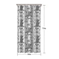 thumbnail image 5 of White Highland Cow Bathtub Flower Pattern Shower Curtain 36"x72" ,Bathroom Decorative Shower Curtains Set with 12 Hooks,Modern Waterproof Washable Shower Curtain, 5 of 6