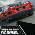 thumbnail image 4 of ALLTIMES For C8 Corvette License Plate Grille Background Sticker, Black PVC, 4 of 9