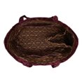 thumbnail image 6 of Wrangler Clear Tote Bag for Women with Leopard Print Insert & Pouches, Purple, 6 of 10