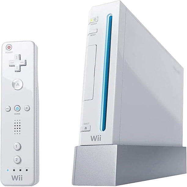 Nintendo - Wii Consola Wii Game System with 1 RetroFam Remotes & Nunchucks - Blanco (Reacondicionado)