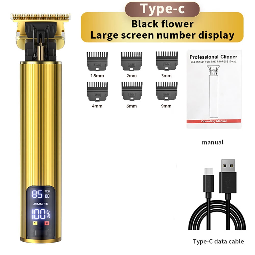 Hair Clippers for Men, Professional Hair Trimmer T Blade Trimmer Zero