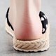 thumbnail image 4 of Sandalias de alpargata de paja de imitación para mujer, chanclas de fondo de goma y plástico, chanclas de playa de fondo plano Wmkox8yii  nm6526, 4 of 7