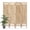 Natural Wood, variant on Breltam 4 Panels Wood Room Divider and Folding Screen for Room Separation, Freestanding Partition Wall Dividers for Home Bedroom Office, No Assembly Required