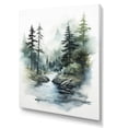 thumbnail image 2 of Designart "Misty Fjords Alaska II" Landscapes Canvas Art Print, 2 of 5