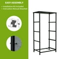 thumbnail image 3 of DEXTRUS 4-Drawer Fabric Dresser for Adults & Teens, Bedroom & Office Storage Chest, Black Gray, 3 of 5