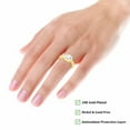 thumbnail image 6 of APSVO 18K Gold Plated Rings for Women Stackable CZ Non Tarnish Thumb Eternity Promise Wedding Band Engagement Rings Birthday Valentines Day Jewelry Gifts Her Girlfriend Wife Female Adults Teen Ideas, 6 of 8