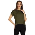 thumbnail image 1 of Inkmeso T-shirt à Épaules Tombantes et Col Rond pour Femmes, Coupe Décontractée pour l'Été, 1 of 7