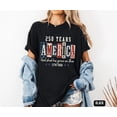 thumbnail image 4 of VibeNest Studio Unisex 250 Years 1776-2026 God Shed His Grace on Thee Vintage Christian Patriotic Graphic T-Shirt, 4 of 8
