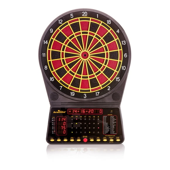 Arachnid Cricket Pro 300 Soft-Tip Electronic Dartboard Game Features 36 Games with 175 Options,Black