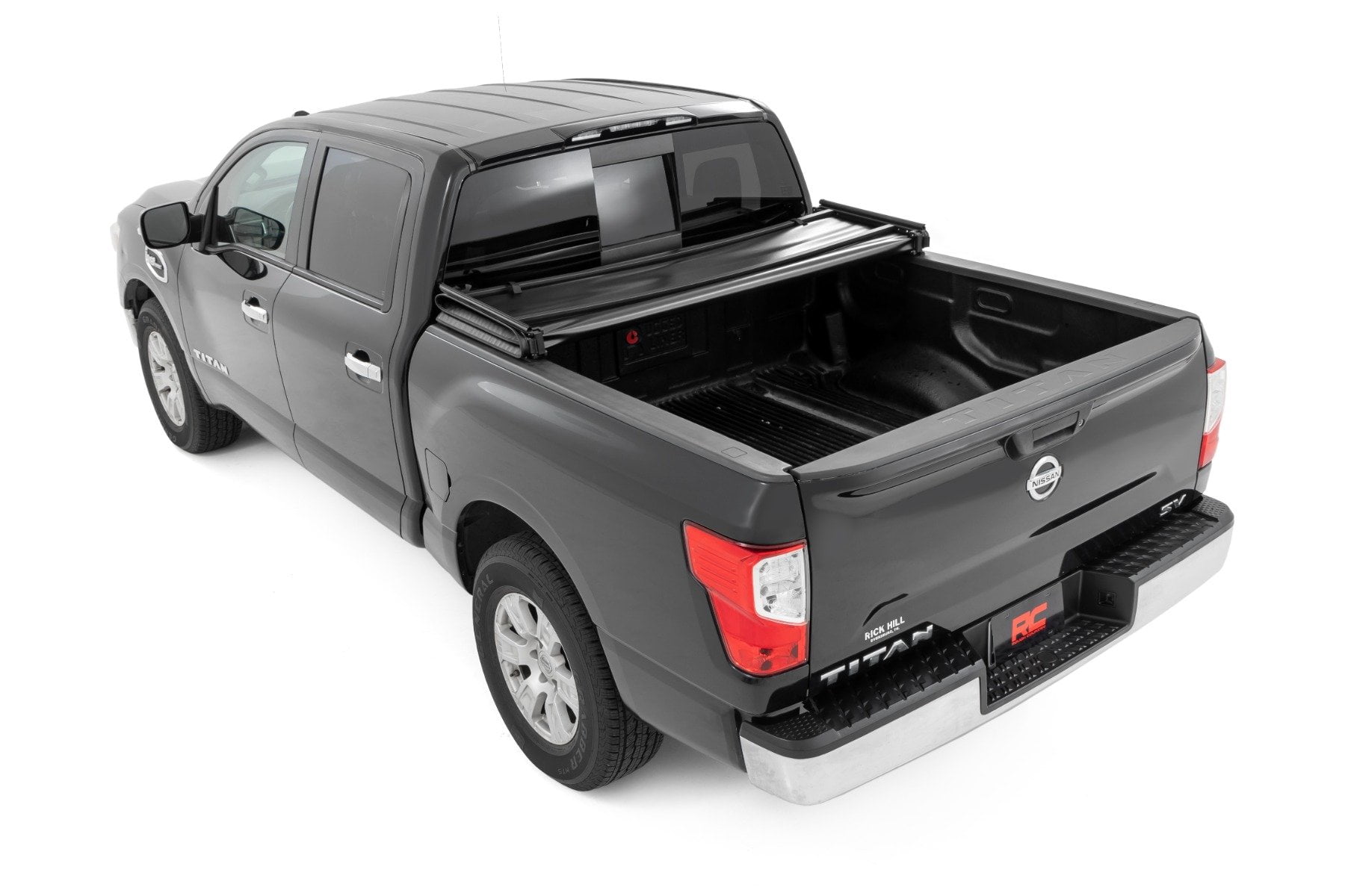 Rough Country Soft Tri-Fold for 2017-2024 Nissan Titan | 5'7" - 41816555A